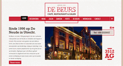 Desktop Screenshot of debeursutrecht.nl